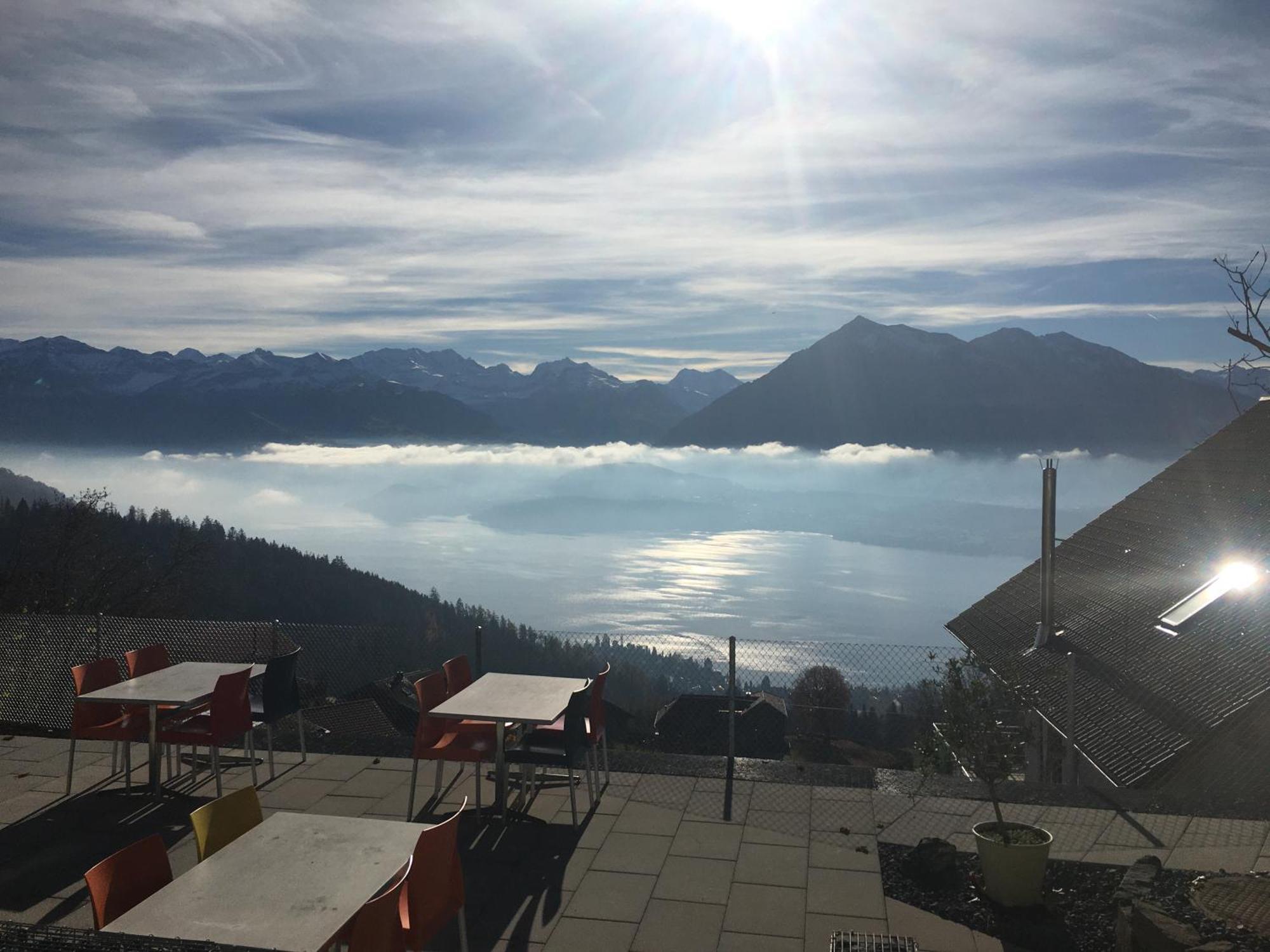 Guesthouse Sonnegg Heiligenschwendi Buitenkant foto